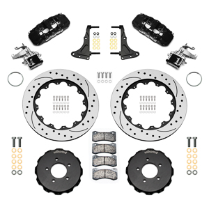 Wilwood AERO4 RearTruck Kit 14.25in Drilled 1999-2010 GM 1500-SUV 1 Piston OE Caliper